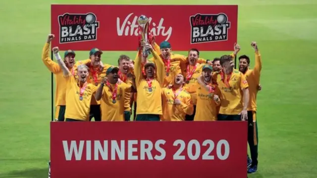 Notts win 2020 T20 Blast