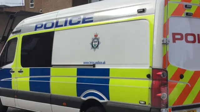 Leicestershire Police van