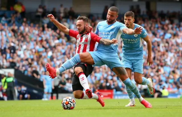 Kyle Walker tackle which saw VAR check for a penalty