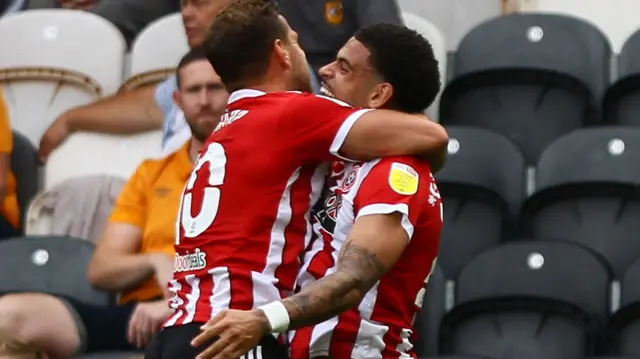 Billy Sharp and Morgan Gibbs-White