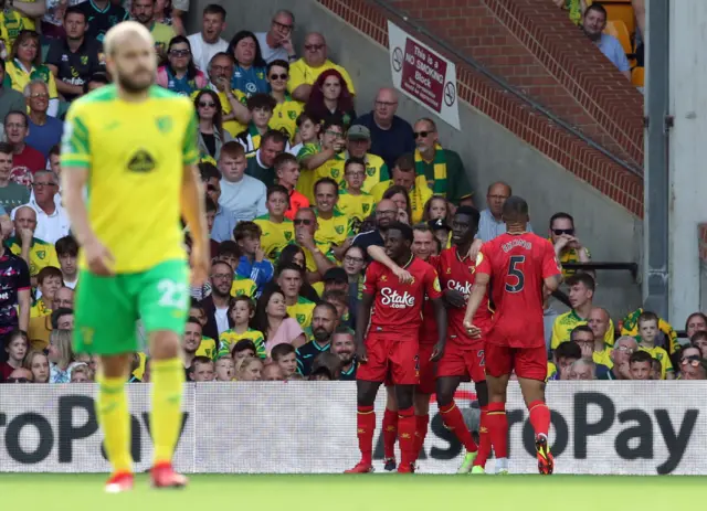 Ismaila Sarr celebrates for Watford