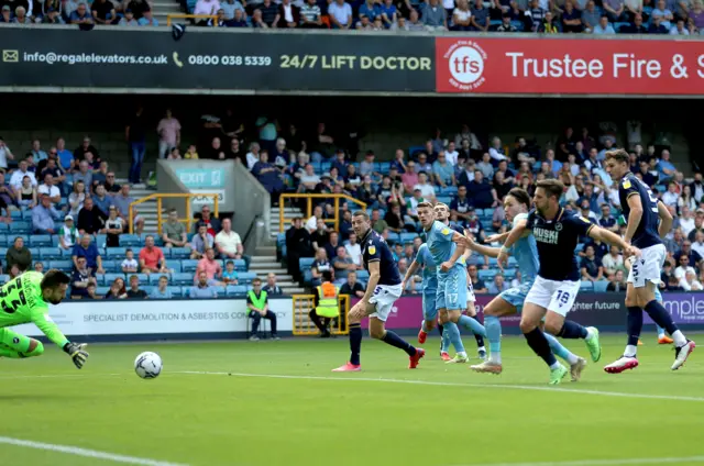 Viktor Gyokeres scores for Coventry