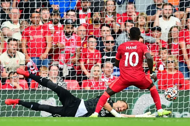 Sadio Mane scored for Liverpool