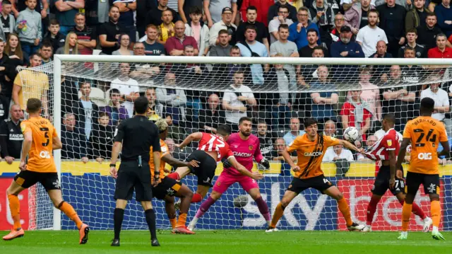 John Egan scores for Sheff Utd