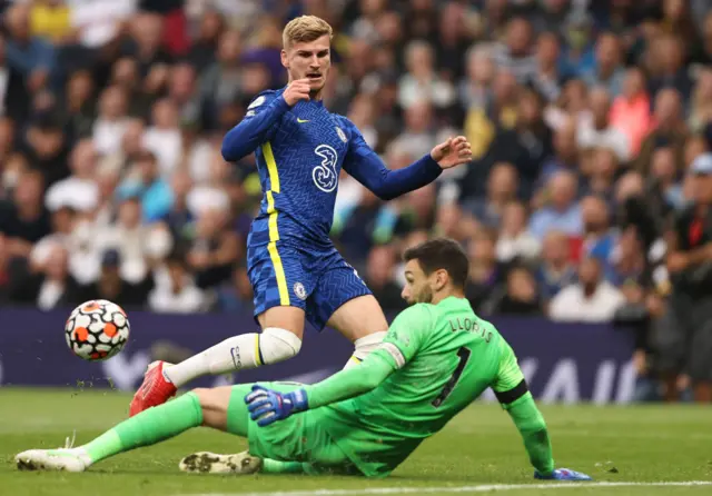 Timo Werner and Hugo Lloris