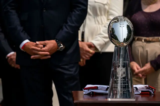 The Lombardi trophy