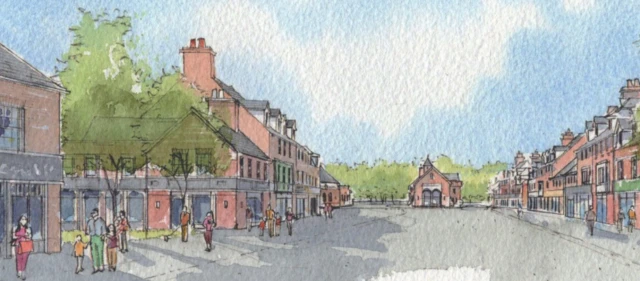 Artist impression of new development