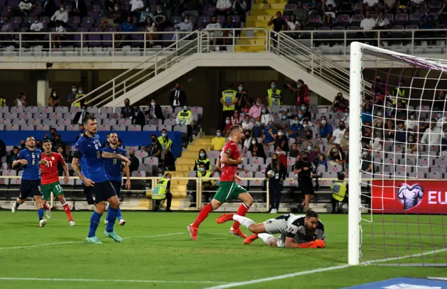 Bulgaria equalise against Italy