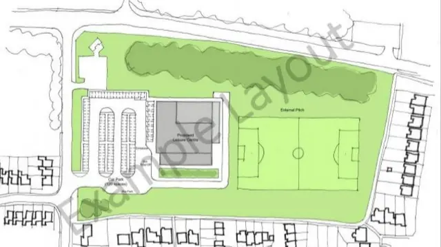 Diagram of proposed site