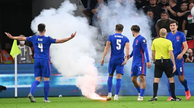 England celebrate