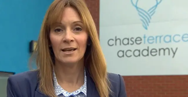 Nicola Mason, head of Chase Terrace Academy