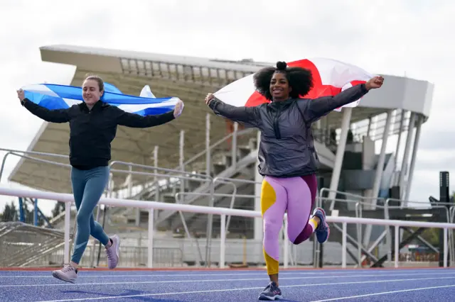 Laura Muir and Kadeena Cox