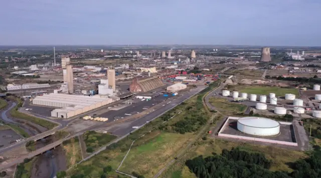 CF Industries fertiliser plant in Stockton-on-Tees