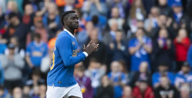 Fashion Sakala scored his first Rangers goal at the weekend