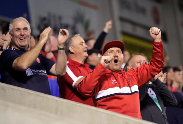 Hull KR fans celebrate