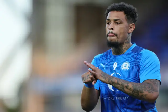 Peterborough striker Jonson Clarke-Harris