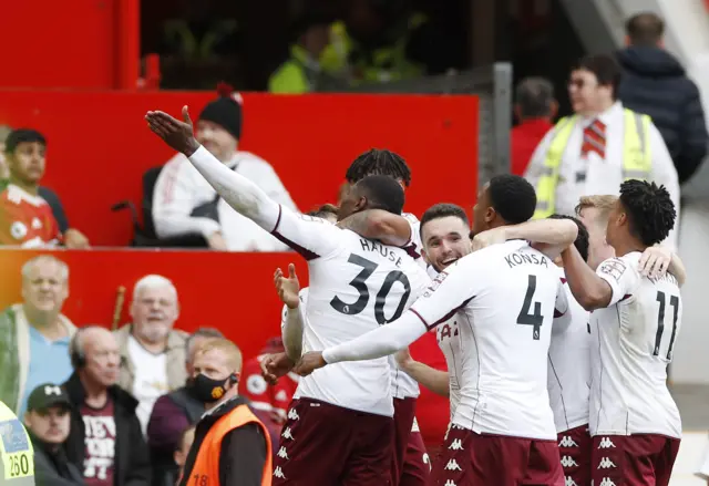 Aston Villa celebrate