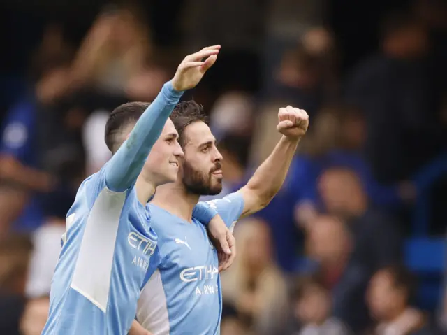 Manchester City celebrate