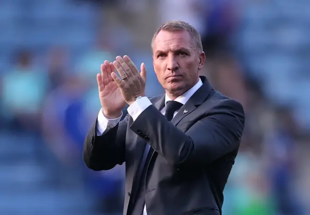 Leicester City manager Brendan Rodgers