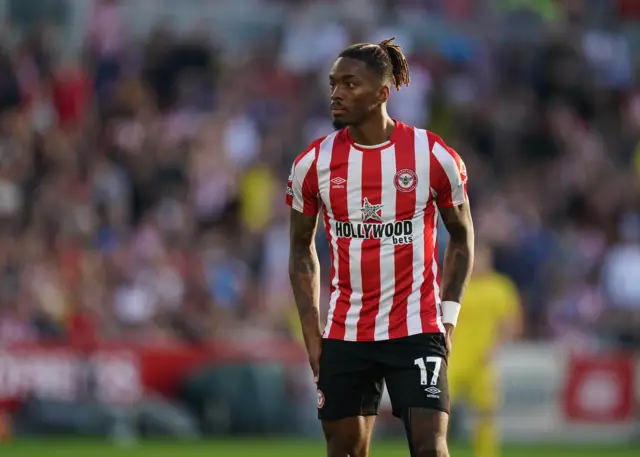 Ivan Toney in action for Brentford