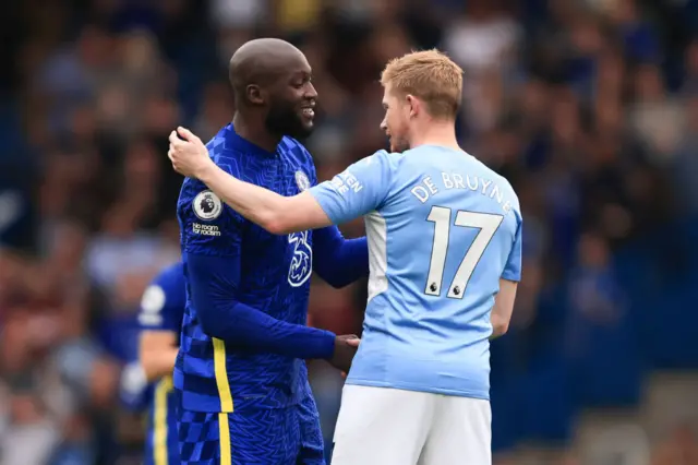 Romelu Lukaku and Kevin de Bruyne