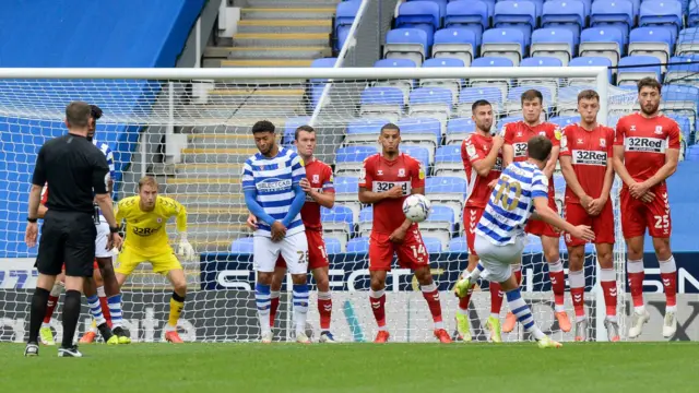 John Swift free-kick