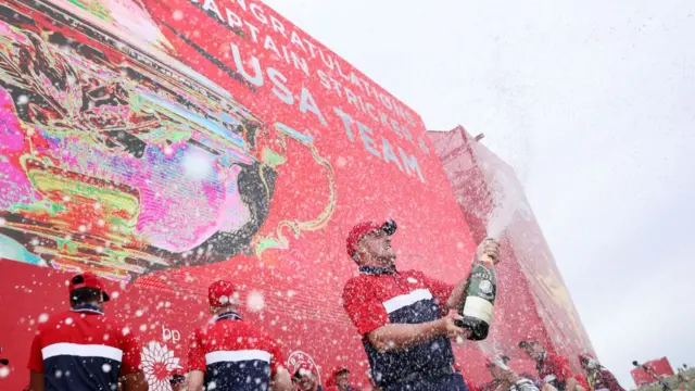 US players open the champagne