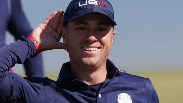 Justin Thomas at the Ryder Cup