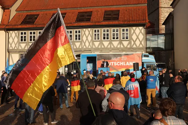 An AfD rally