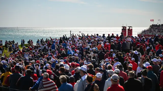 Fans at the Ryder Cup