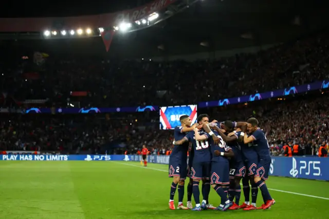 PSG celebrate