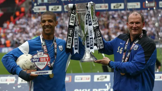 Jermaine Beckford and Simon Grayson