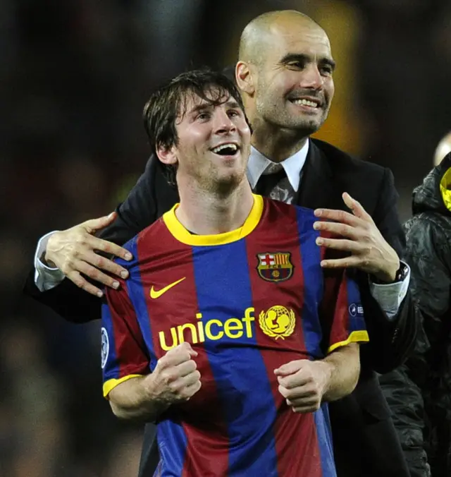 Messi and Guardiola