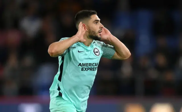 Brighton striker Neal Maupay