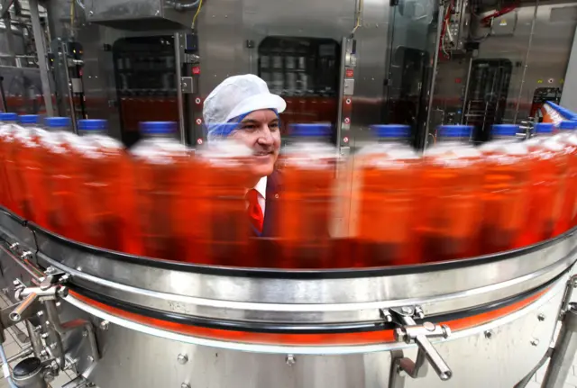 File pic of Irn-Bru production line