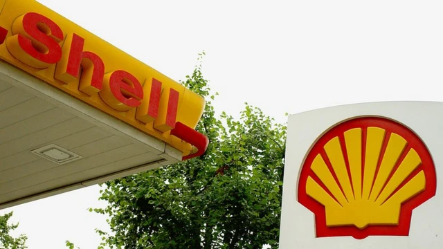 A Shell petrol station