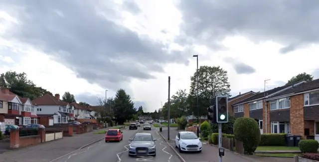 Beeches Road in Great Barr