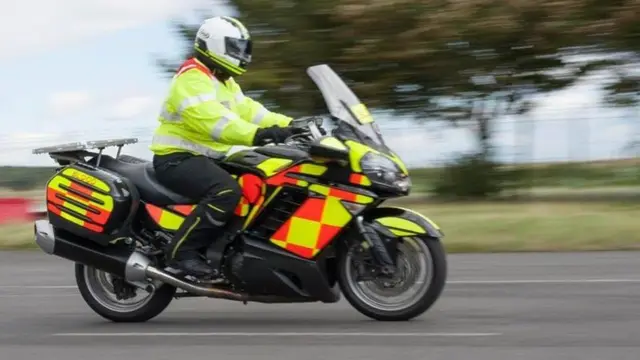 A blood biker