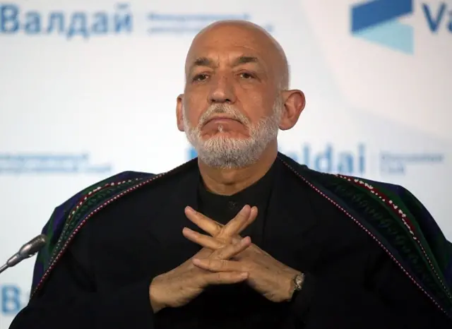 President Hamid Karzai in 2017.