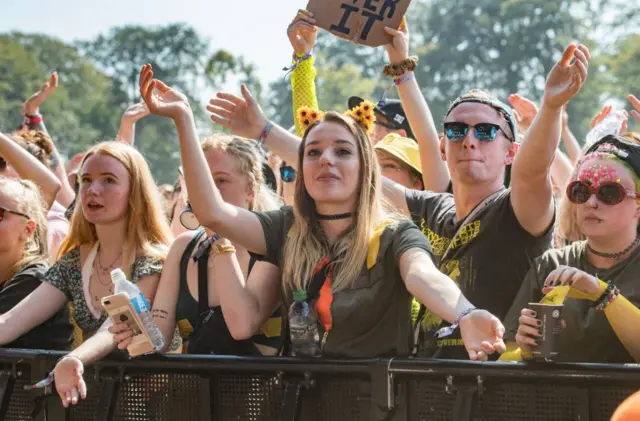 Crowds at Leeds Festival