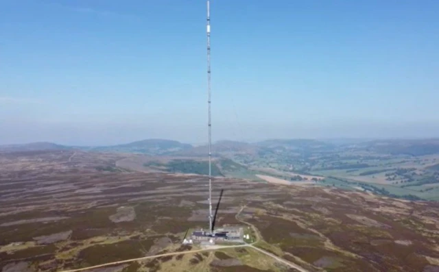 Bilsdale transmitter.