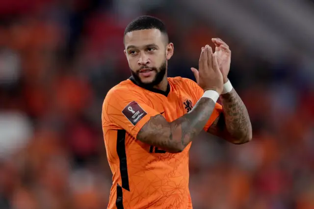 Netherlands' Memphis Depay