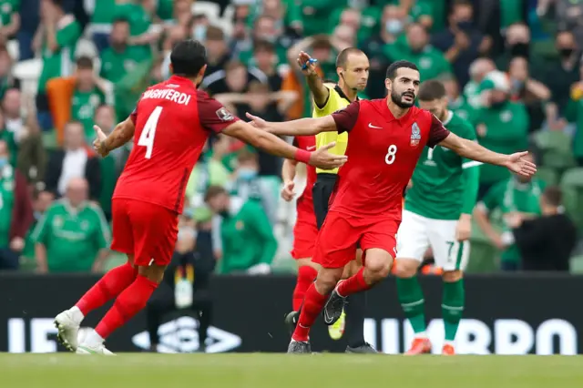 Emin Mahmudov scores for Azerbaijan