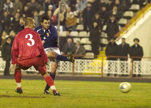 Steven Thompson levels for Scotland