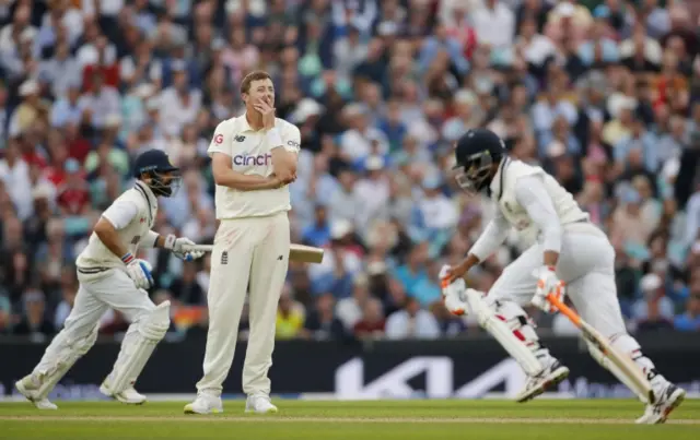 Virat Kohli, Ollie Robinson and Ravindra Jadeja