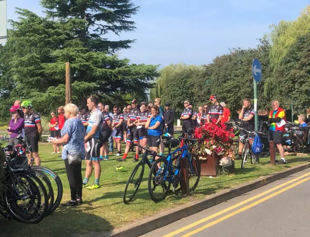 Cyclist memorial