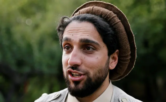 Ahmad Massoud, son of Afghanistan's slain anti-Soviet resistance hero Ahmad Shah Massoud, speaks during an interview at his house in Bazarak, Panjshir province, Afghanistan, September 5, 2019.