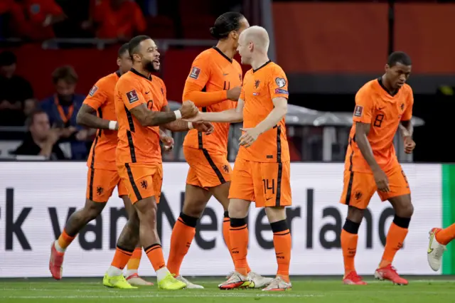 Netherlands celebrate