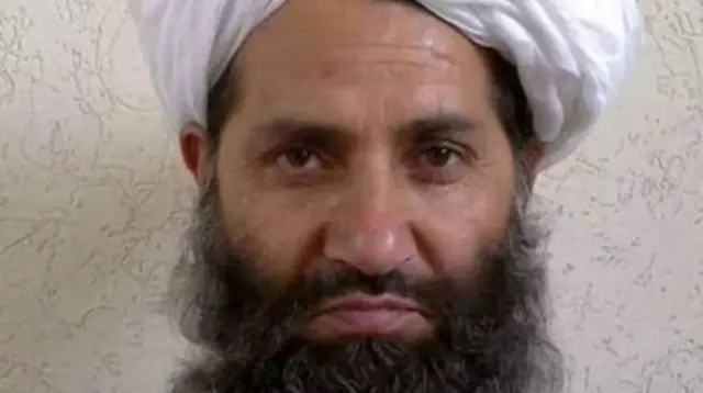 Taliban leader Mullah Haibatullah Akhundzada is seen in an undated photograph, posted on a Taliban twitter feed on May 25, 2016, and identified separately by several Taliban officials, who declined to be named