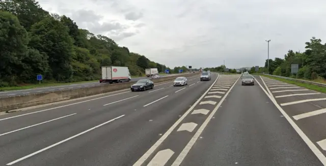 M1 at junction 34